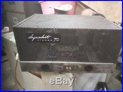 Dynakit 70 Vintage Tube Amp. Tested needs cleaned. But photos show it works
