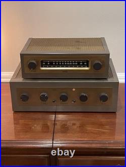 EICO HF-32 EL84 Tube Integrated Amplifier + HFT-90 FM Tuner USA Vintage