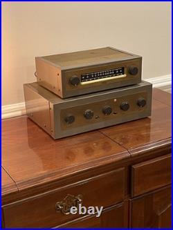 EICO HF-32 EL84 Tube Integrated Amplifier + HFT-90 FM Tuner USA Vintage