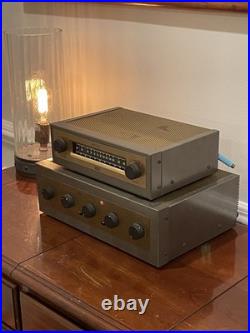 EICO HF-32 EL84 Tube Integrated Amplifier + HFT-90 FM Tuner USA Vintage