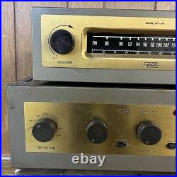EICO HF-32 & HFT-90 Tube Amplifier Vintage Hi-Fi Amp USA Untested Powers On