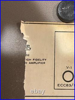 EICO HF-32 Tube Amplifier Vintage Hi-Fi Integrated Amp USA Untested