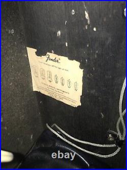 Early 1973 Vintage Fender Princeton Reverb tube amp + footswitch & JBL K110 spkr