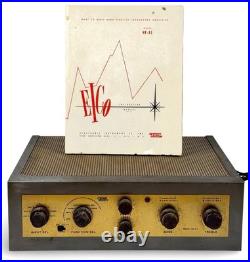 Eico HF 81 Vaccum Tube Stereo Integrated Amplfier & Manual UNTESTED
