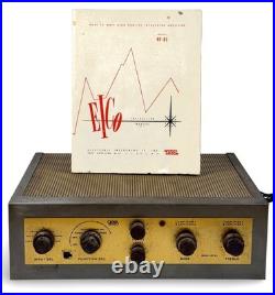 Eico HF 81 Vaccum Tube Stereo Integrated Amplfier & Manual UNTESTED
