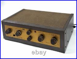Eico HF 81 Vaccum Tube Stereo Integrated Amplfier & Manual UNTESTED