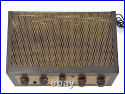 Eico HF 81 Vaccum Tube Stereo Integrated Amplfier & Manual UNTESTED