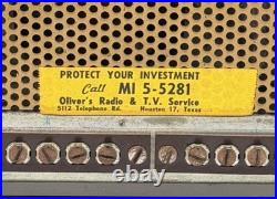 Eico HF 81 Vaccum Tube Stereo Integrated Amplfier & Manual UNTESTED