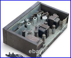 Eico HF 81 Vaccum Tube Stereo Integrated Amplfier & Manual UNTESTED