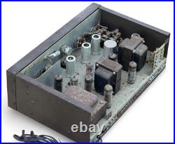 Eico HF 81 Vaccum Tube Stereo Integrated Amplfier & Manual UNTESTED