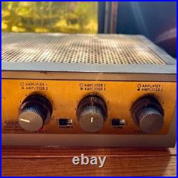 Eico Hf-85 Vacuum Tube Preamp Vintage Amplifier Usa Stereo