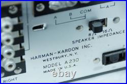 Extremely Rare Vintage 1959 Harman Kardon Ballad A230 Integrated Tube Amplifier