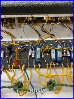 Fender Bandmaster Black Panel AB763 1966 Vintage Guitar Amplifier Head Tube Amp