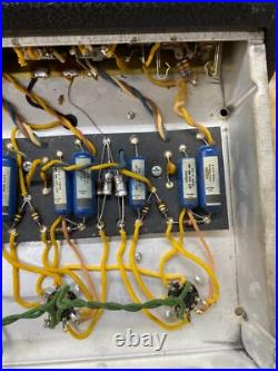 Fender Bandmaster Black Panel AB763 1966 Vintage Guitar Amplifier Head Tube Amp