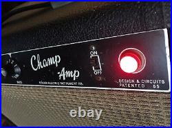 Fender Champ Amp 1965 blackface tube Original Vintage