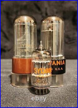 Fender Champ Vintage Tube Amp Full Set Nos Nib Sylvania 6v6gt 12ax7 Jan 5y3gt