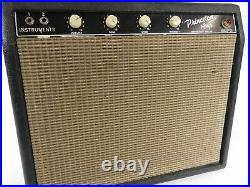 Fender Princeton 6G2 Vintage 1964 Tube Guitar Amplifier White Knob (very nice)