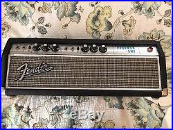 Fender Silverface Bassman Vintage 1967 Tube Amplifier Head AB165 SHIPS SAME DAY