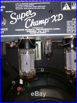 Fender Super Champ XD Vintage Modified Tweed Tube Amplifier 12 Speaker
