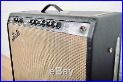 Fender Super Reverb vintage 1965 blackface USA made tube amp excellent-amplifier
