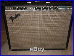 Fender Twin Reverb Guitar Amp vintage tube 69 great condition but speakers blown