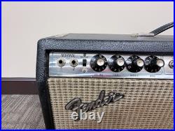 Fender Twin Reverb Silverface withMaster Volume+Footswitch & Case-Vintage Tube Amp