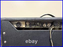 Fender Twin Reverb Silverface withMaster Volume+Footswitch & Case-Vintage Tube Amp