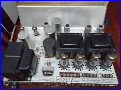 Fisher KX-200 Vintage tube amp (With banana plug adapters and cables)