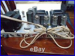 Fisher KX-200 Vintage tube amp (With banana plug adapters and cables)