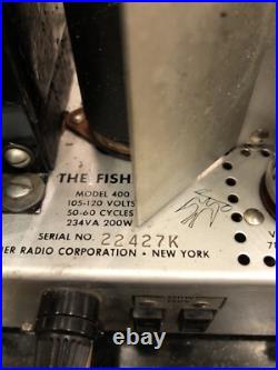 Fisher The Fisher 400 FM Multiplex Tube Receiver perfect working condition
