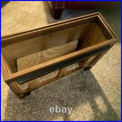 Fisher Vintage Tube Stereo Amp Walnut Wood Cabinet (original, excellent)