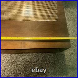 Fisher Vintage Tube Stereo Amp Walnut Wood Cabinet (original, excellent)