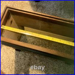 Fisher Vintage Tube Stereo Amp Walnut Wood Cabinet (original, excellent)