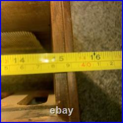 Fisher Vintage Tube Stereo Amp Walnut Wood Cabinet (original, excellent)