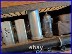 Grommes Grt-100 Grt100 Tube Tuner Amp Am Fm Radio Vacuum Rare Audiophile Vtg