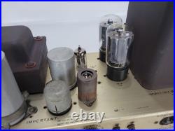 H. H. Scott Type 232 Vintage Tube Monoblock Power Amplifier Tested Working