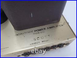 H. H. Scott Type 232 Vintage Tube Monoblock Power Amplifier Tested Working