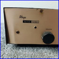 Harman Kardon Allegro A10 Tube Amp Vintage MONO Audio Amplifier Not Working