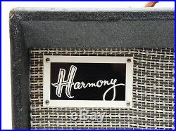 Harmony H303B Vintage 1965 Tube Guitar Amp Amplifier SERVICED RECAPPED 3 PRONG