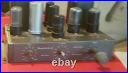 Heathkit A-7 Vintage Mono Block Tube Amplifiers Pair Untested