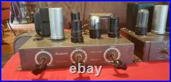 Heathkit A-7 Vintage Mono Block Tube Amplifiers Pair Untested