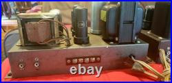 Heathkit A-7 Vintage Mono Block Tube Amplifiers Pair Untested