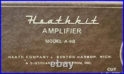 Heathkit A-9B Vintage Tube Audio Mono Amplifier Monoblock Serviced Tested