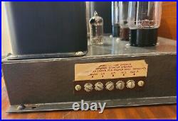 Heathkit A-9B Vintage Tube Audio Mono Amplifier Monoblock Serviced Tested