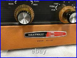 Heathkit Receiver AA-100 Vintage Tube works neat face lighting