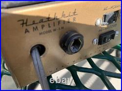 Heathkit Vintage W-5M Vacuum Tube Amplifier Amp for repair or parts