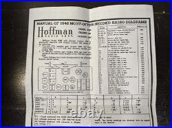 Hoffman A 300 vintage tube radio amplifier project convert to SE 6V6 guitar amp