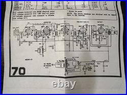 Hoffman A 300 vintage tube radio amplifier project convert to SE 6V6 guitar amp
