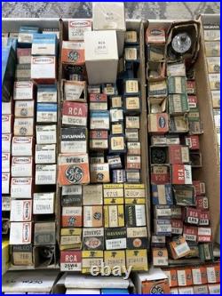 Huge 40 lbs Vintage Vacuum Tube Lot RCA, Tung-Sol, Raytheon, GE, Philco, Etc