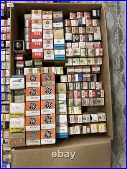 Huge 40 lbs Vintage Vacuum Tube Lot RCA, Tung-Sol, Raytheon, GE, Philco, Etc